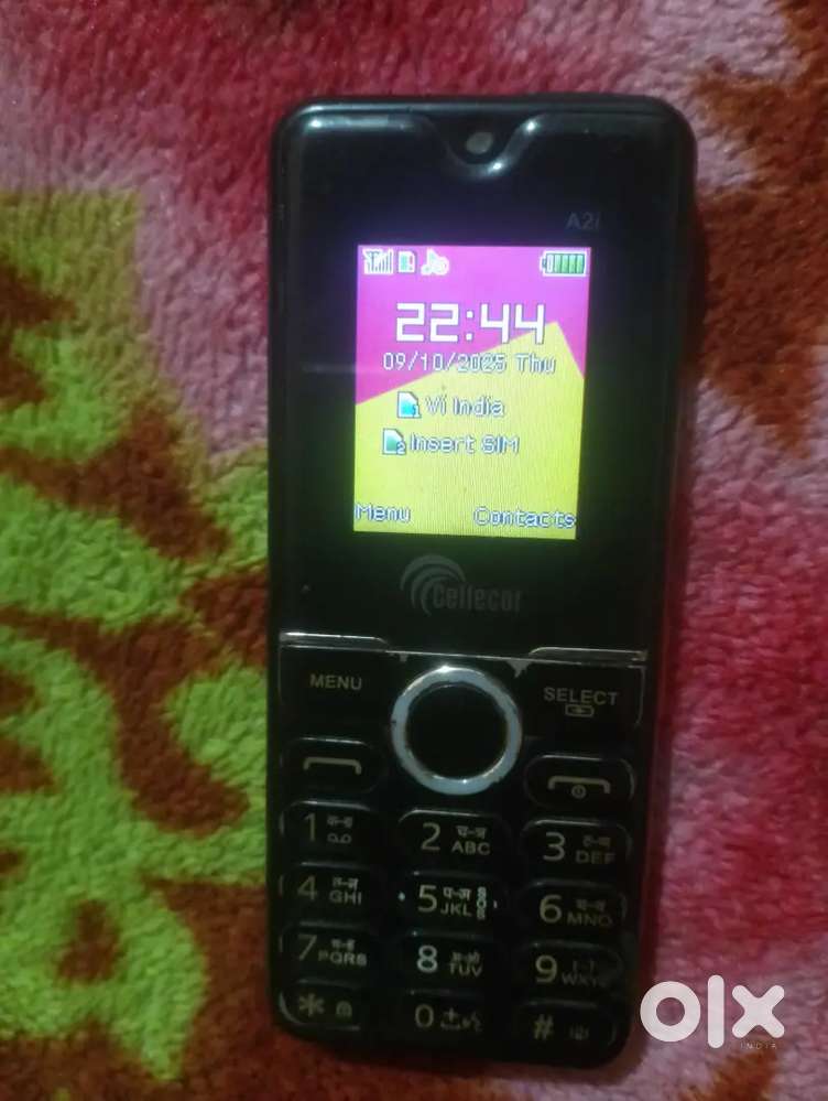 Cellecor A2i Dual SIM Keypad Mobile  Excellent Condition