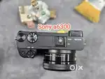 Sony alpha 6300 with 16-50mm lens full kit.