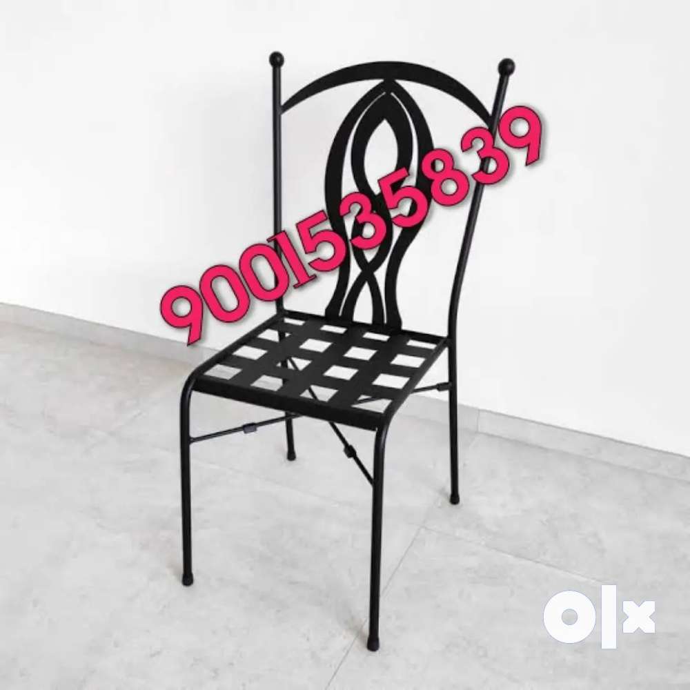 New rod iron chair rooftop chair outdoor furniture cafe chair