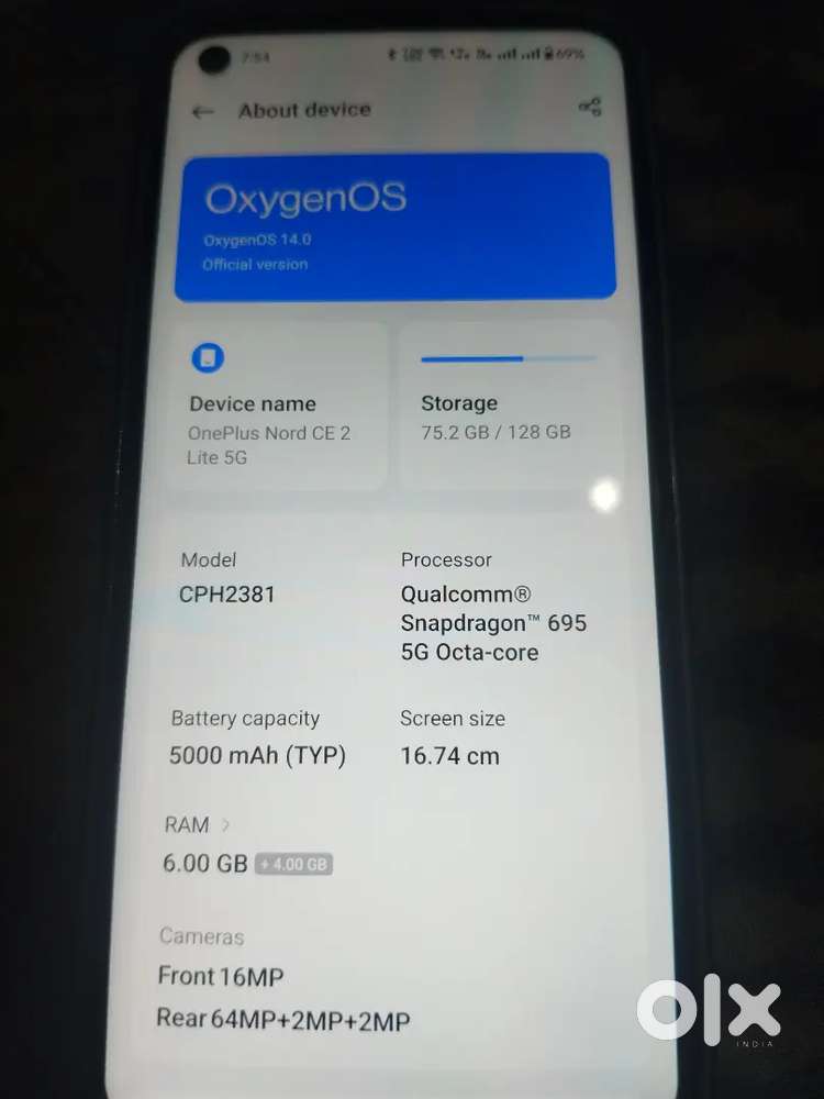 One plus CE 2 lite 6/128