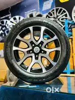 16 inch Maruti XL6 diamond cut OEM alloy wheels with tyre set of four