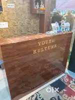 A beautiful l shaped counter for retail store , customised