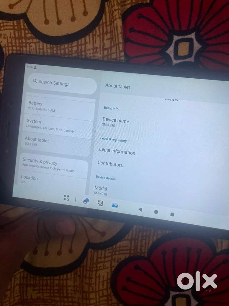 samsung tab a 32gb like new condition android 15 latest