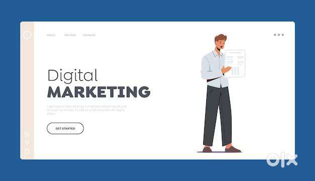 Sales man for digital services.