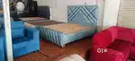 Full linning bed and beautiful colour and designing golden patti