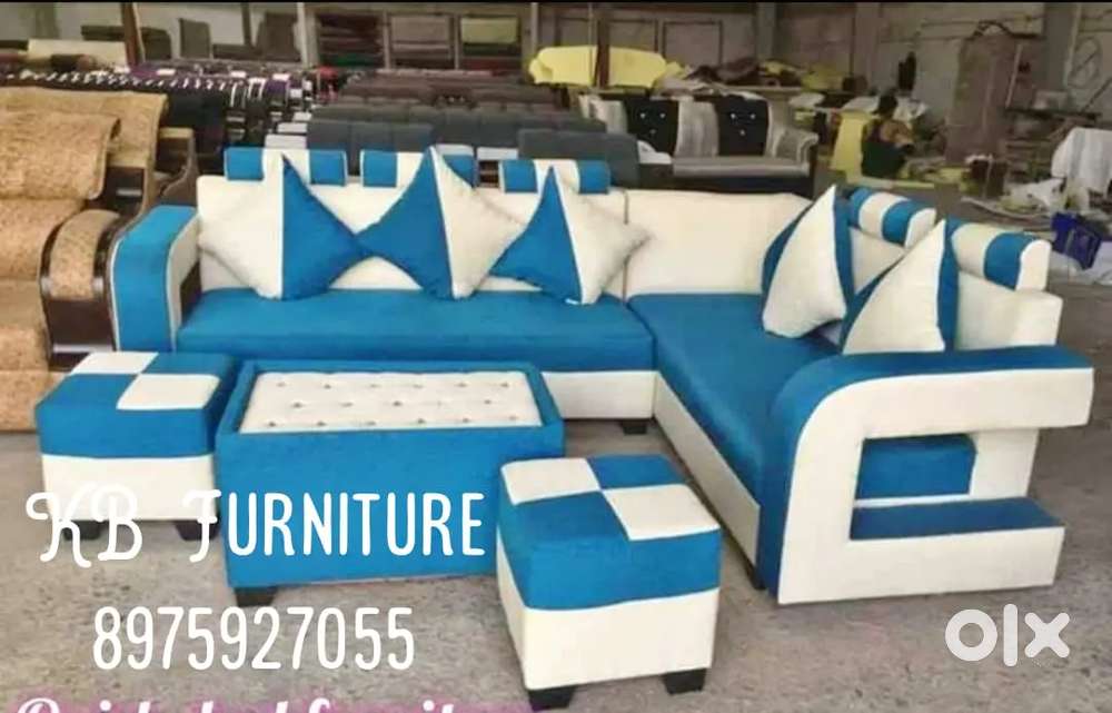 New design corner sofa set L shape