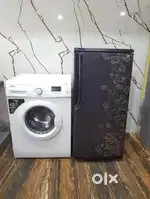 Samsung flower model refrigerator & marq front load washing machine*/*