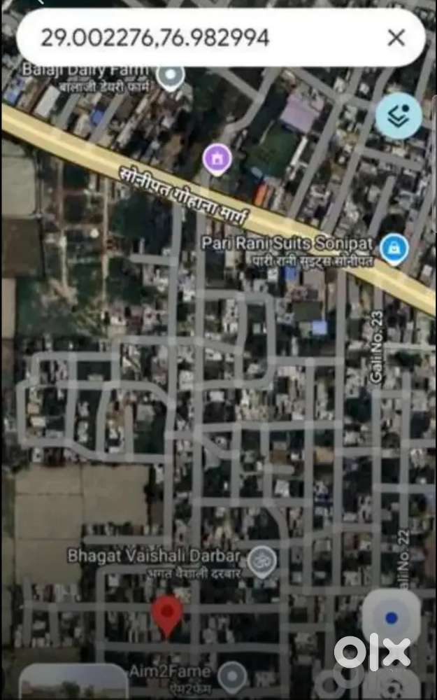 Mayur vihar gali number 25 Gohana road