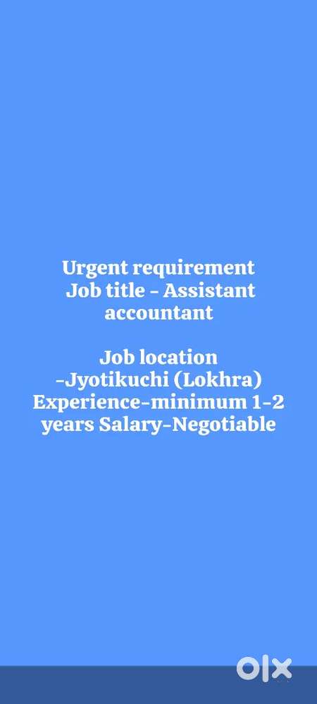 Assistant Accountant