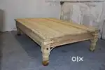 Wooden takaht 1 single bed and 1 double bed