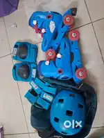 Decathlon and vicky skates with accesories