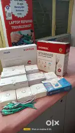 Cp plus 4 camera set with all material only 12000/-