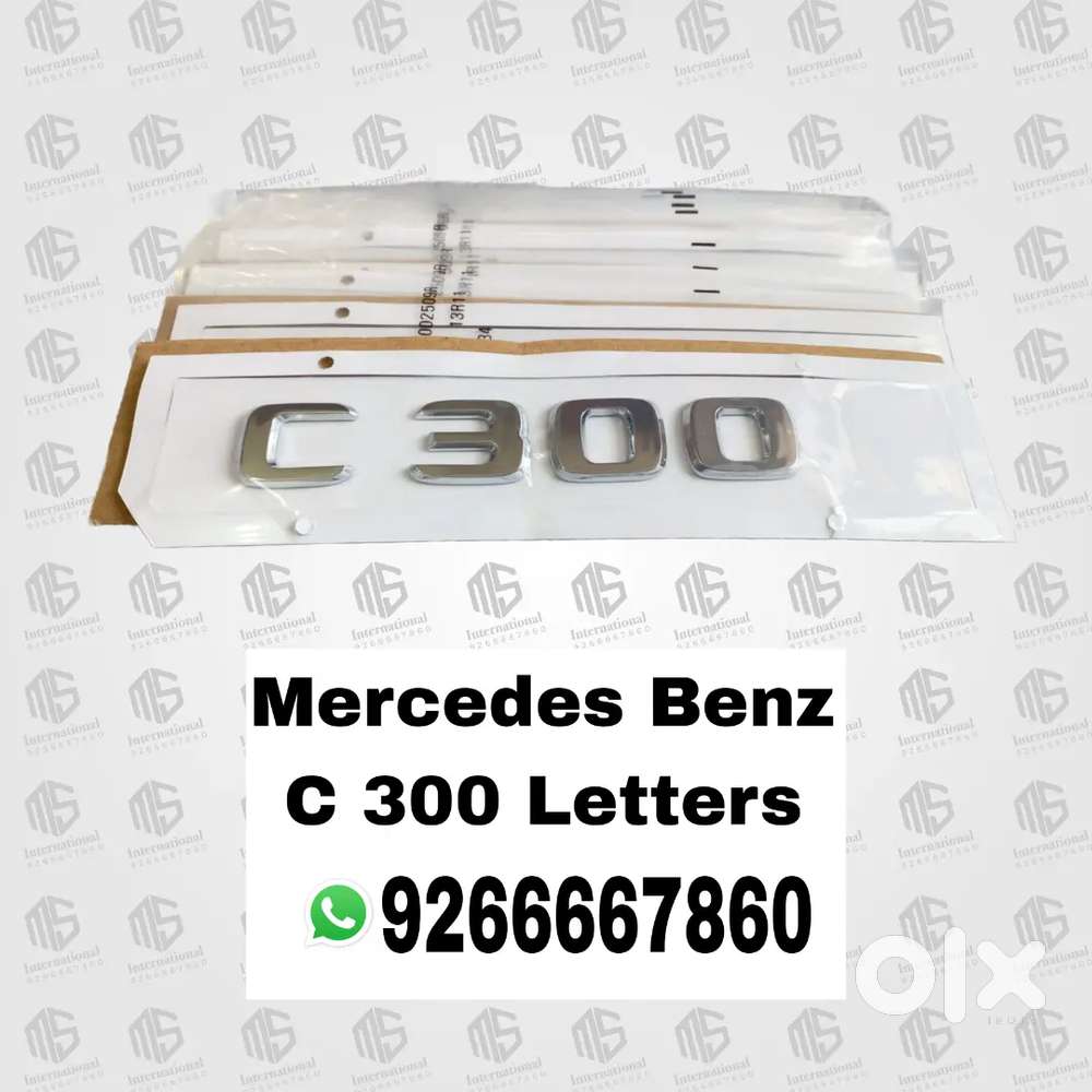 Mercedes Benz C 300 Letters