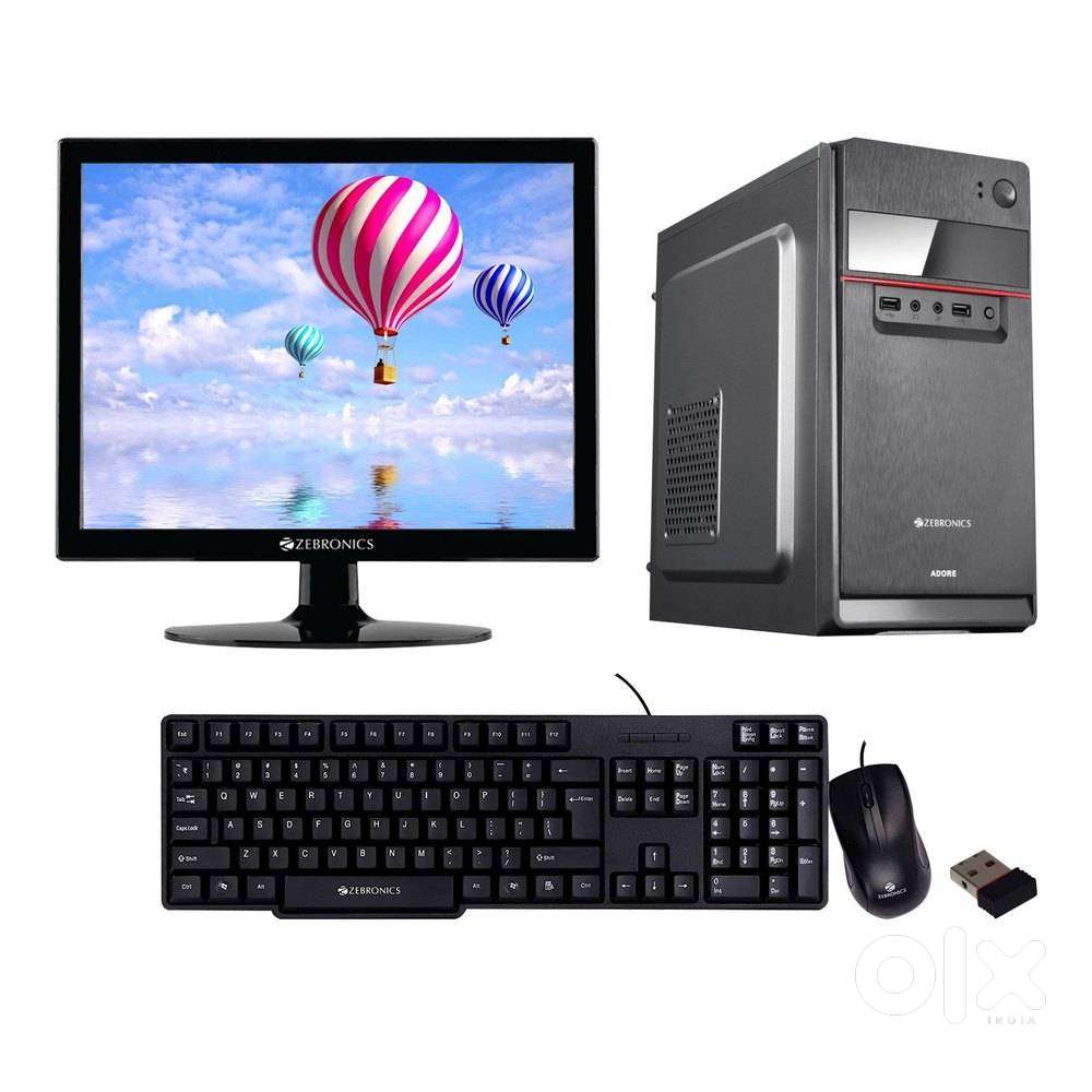 NEW ZEBRONICS FULL COMPUTER SET ONLY RS 8500