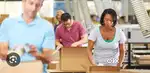 Grocery warehouse packing job