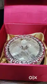 Silver decorative bowl