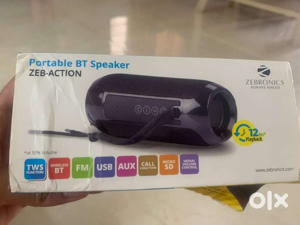 ZEBRONICS BLUETOOTH SPEAKER-PORTABLE