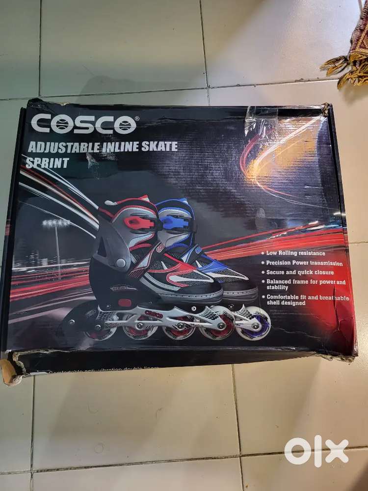 Cosco adjustable inline skates(4 wheels)