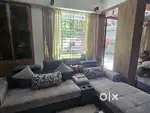 Sofa set with center table