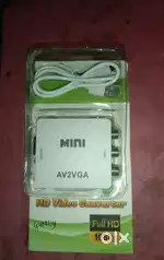 AV to VGA Converter .Sony Speaker.VGA to VGA Cable