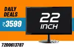 monitor NEW  | 22 inch | HDMI | VGA | WARRANTY 1 YEAR | DESKTOP