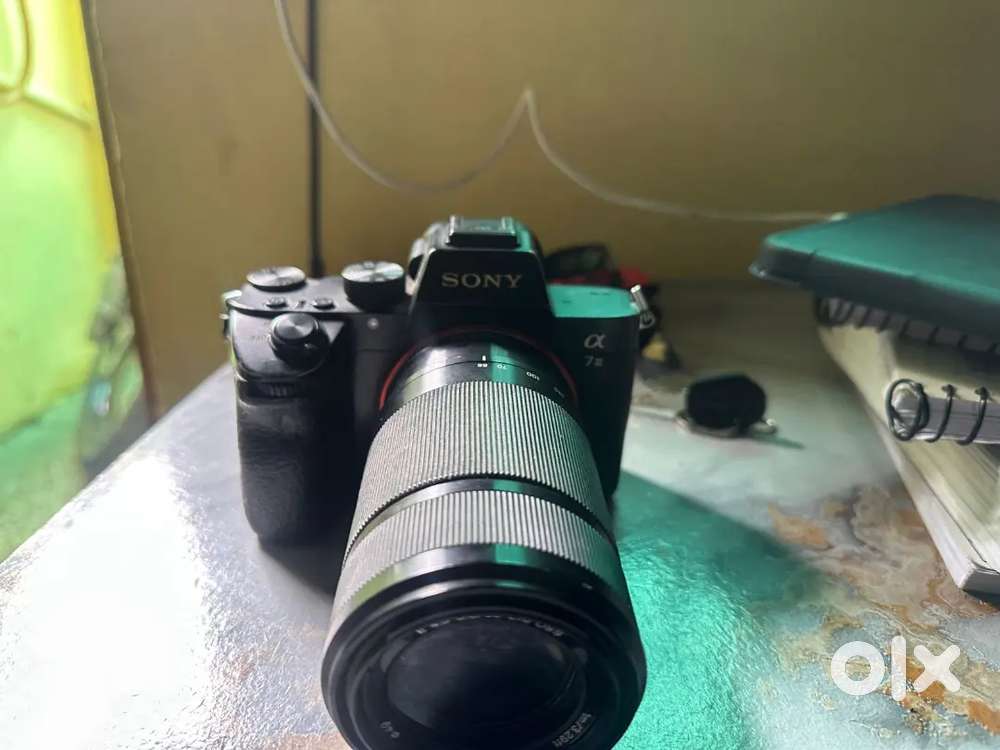 Sony a7 m3 with 50 mm full frame lens and camera