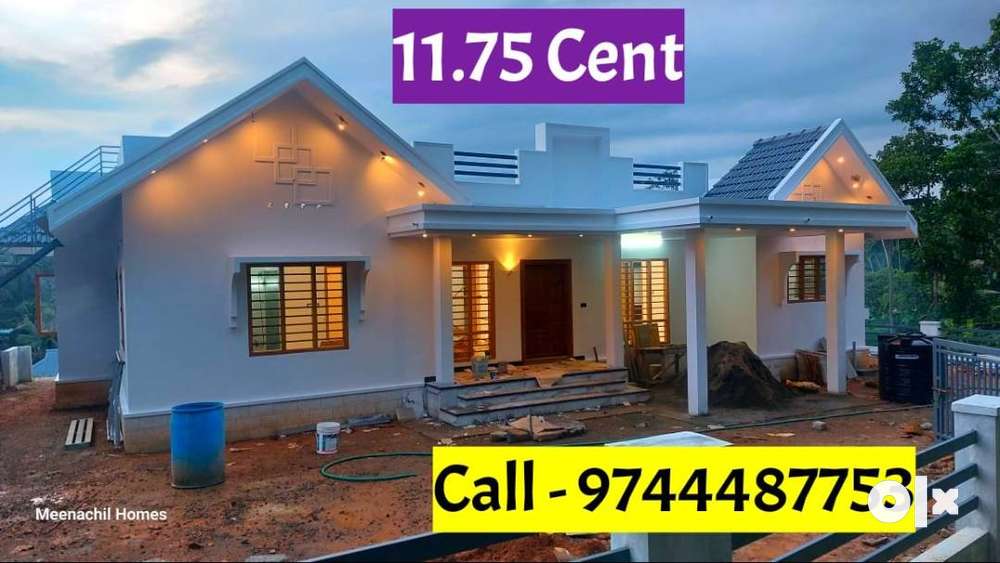 11.75 Cent , New Beautiful House For Sale , Pala - Ponkunnam Road ,