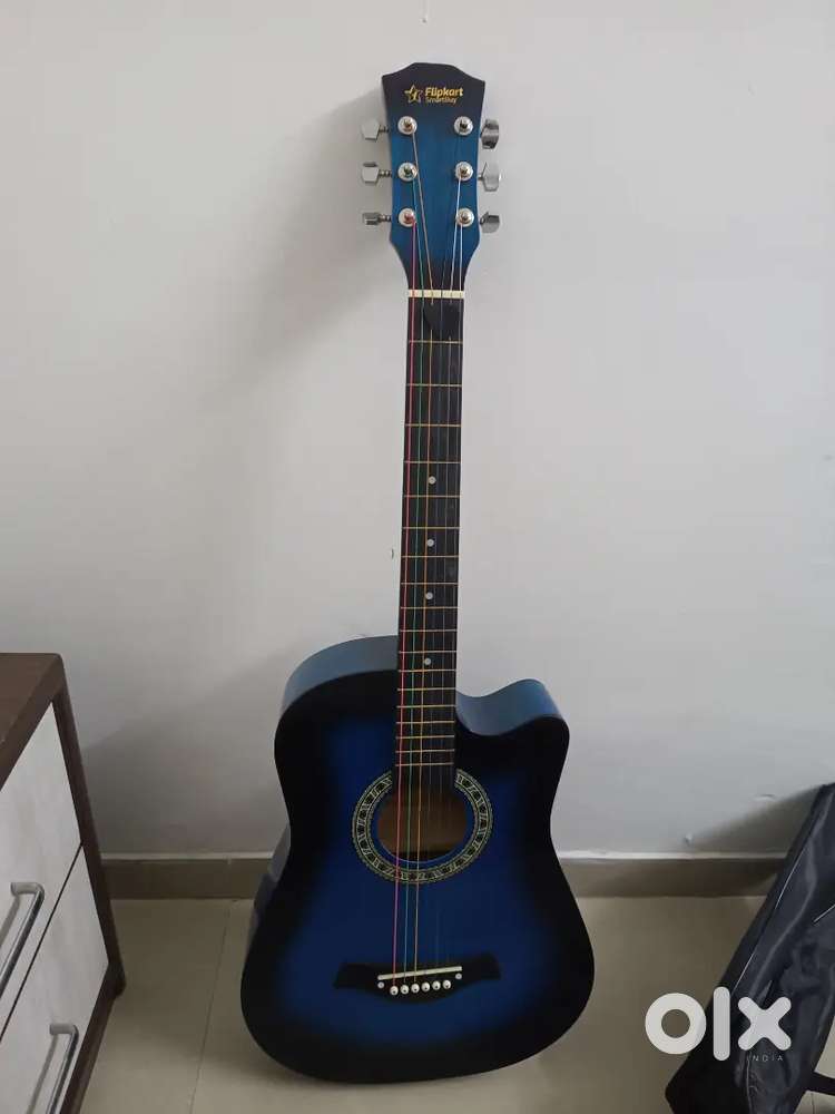 Acoustic Guitar Flipkart Brand - Blue & Black color