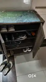 Shoe rack wooden mdf for keeping shoes