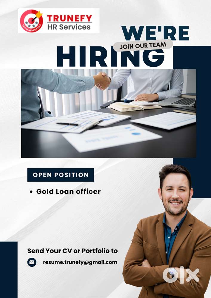 we are hiring a Gold Loan Manager ( Field Sales)