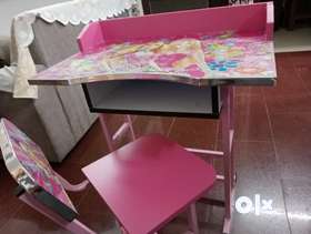 Pink colour study table for below 10 yrs girl kids