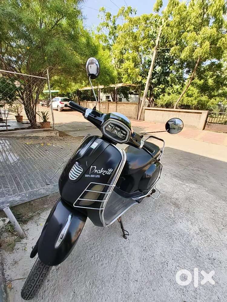Electric scooter black colour