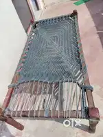 Blue colour sann charpai