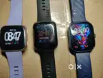 Three smart watches Fitbit versa,fastrack,pebble impulse