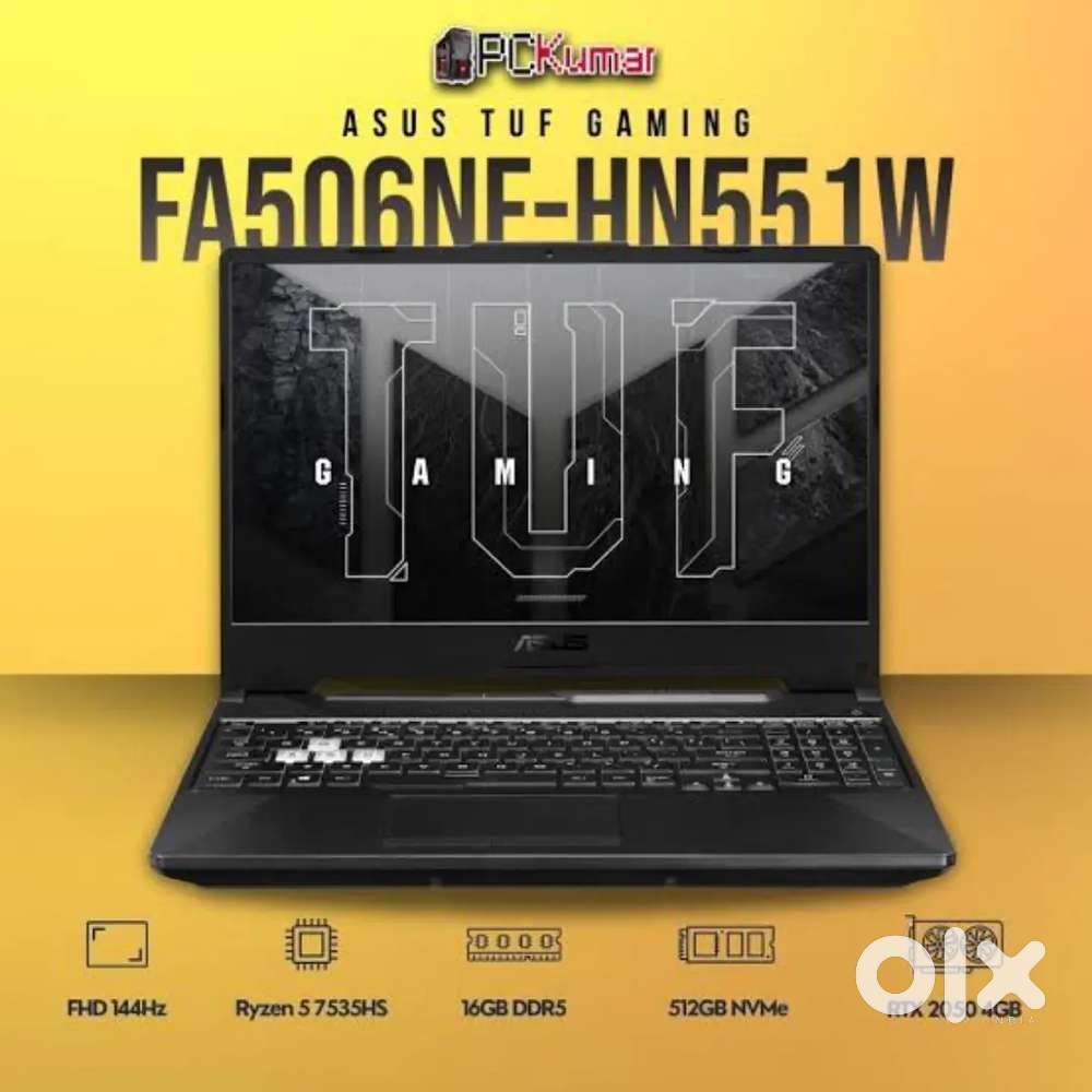 Asus tuf gameing 15 laptop for sale less that one year