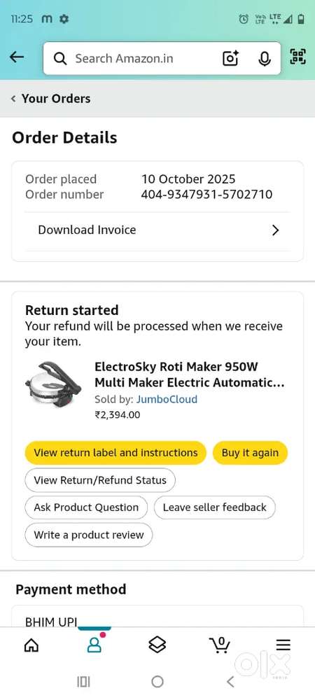 Electric chapati maker