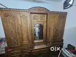 Teak wood wardrobe