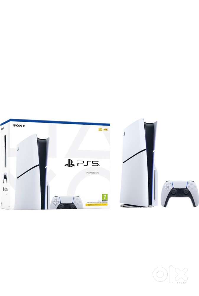 PS 5 slim disc edition with extra controller and Ps 5 stand