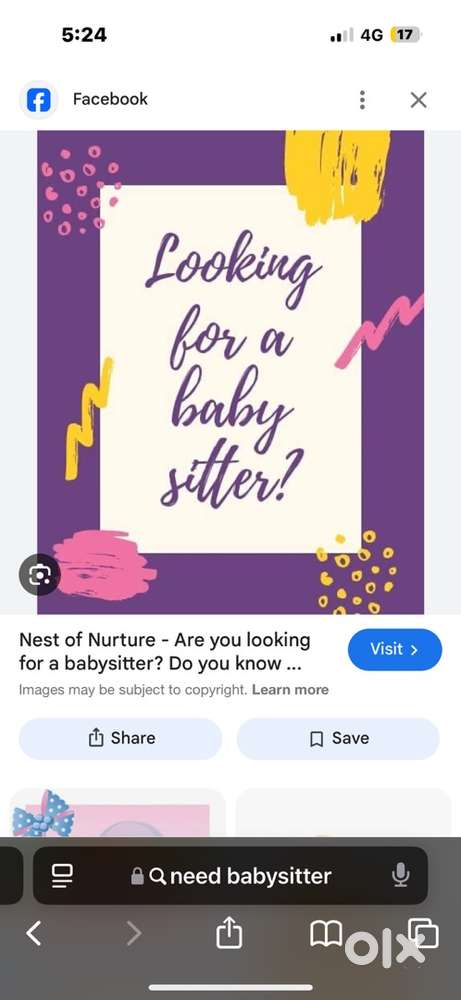 Need babysitter for 24 hours