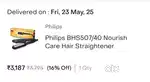 Philips hair straightener