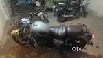 This is Royal enfield Classic 350 BS VI ,Dark Gunmetal Grey