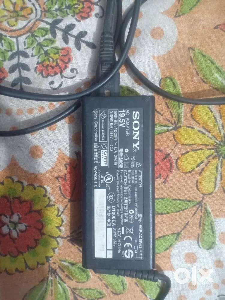 Sony viao orignal laptop charger