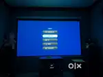 Benq Projector HT1085ST with 120 Inch Liberty Manual Screen  1.2 Gain