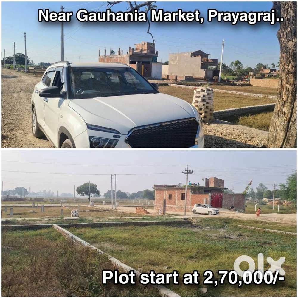 Prayagraj ke Gauhania market ke sbse developed society me plot