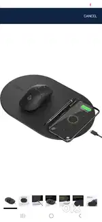 Gaming Mousepad with 15W Wireless Charging