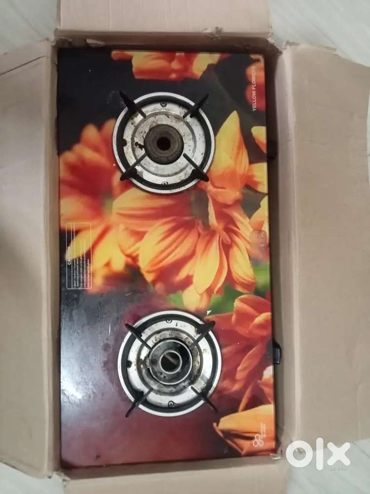 Glass cooking gas stove