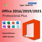 Microsoft office -19-21-24 and windows 10-11 pro life time licence