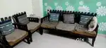 Five seater sofa with cushion