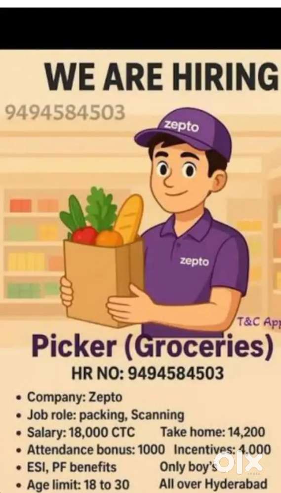 Picking and packing in Nampally