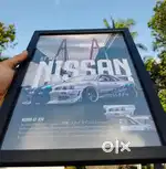 Car photo frame for walll